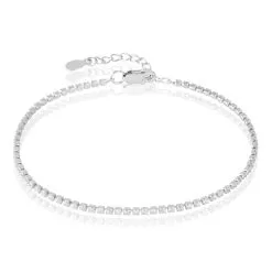 Histoire D'Or Bracelet Anthia Argent Blanc Oxyde De Zirconium