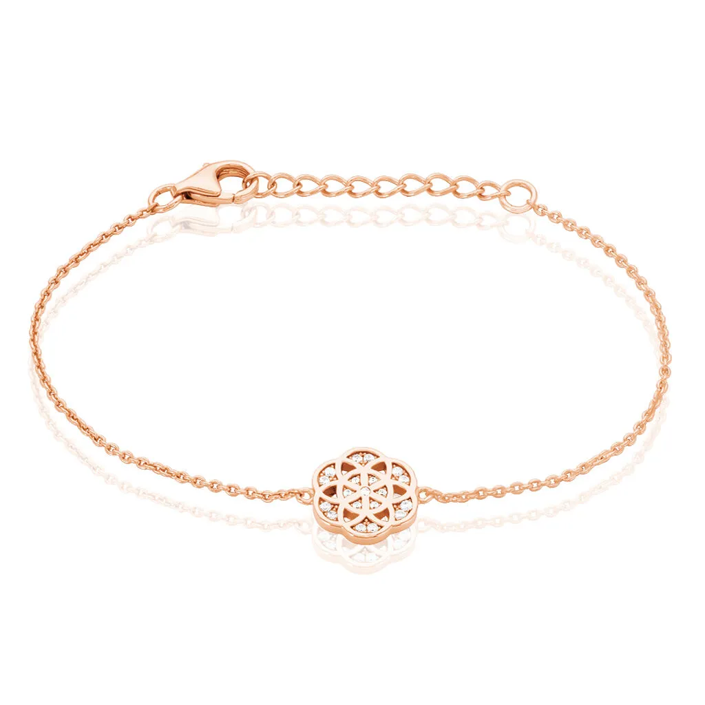 Histoire D'Or Bracelet Enoch Argent Blanc Oxyde De Zirconium