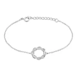 Histoire D'Or Bracelet Calandra Argent Blanc Oxyde De Zirconium