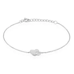 Histoire D'Or Bracelet Flamen Argent Blanc Oxyde De Zirconium