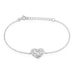 Histoire D'Or Bracelet Douglas Argent Blanc Oxyde De Zirconium