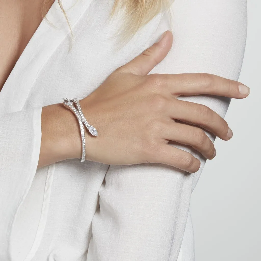 Histoire D'Or Bracelet Jonc Argent Nevarte Oxydes De Zirconium – Image 3