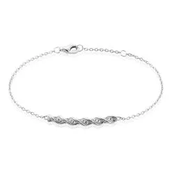 Histoire D'Or Bracelet Argent Blanc Remigius Oxydes De Zirconium