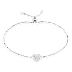 Histoire D'Or Bracelet Argent Blanc Annice Oxydes De Zirconium