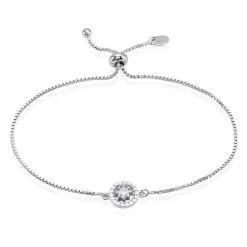 Histoire D'Or Bracelet Argent Blanc Angerona Oxydes De Zirconium