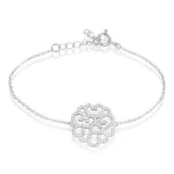 Histoire D'Or Bracelet Belambra Argent Blanc Oxyde De Zirconium