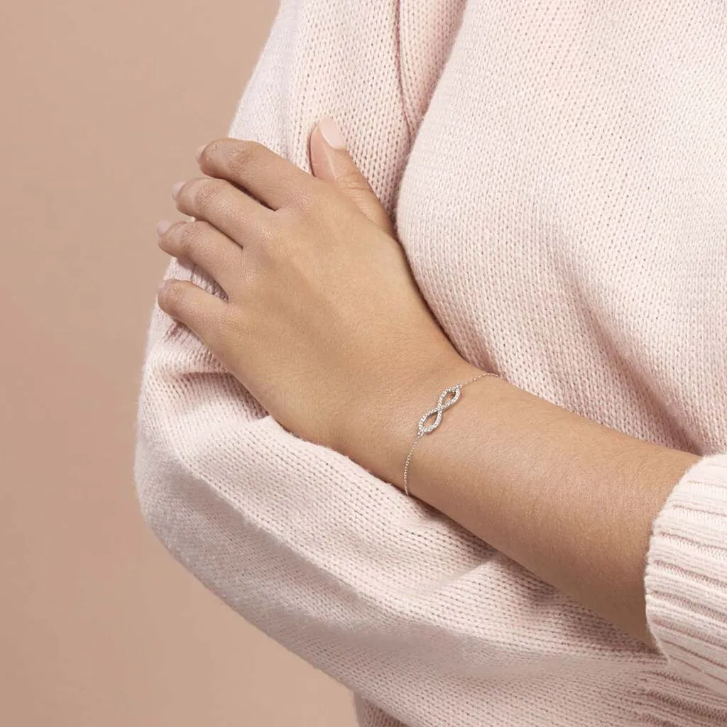 Histoire D'Or Bracelet Gwenaella Argent Blanc Oxyde De Zirconium – Image 4