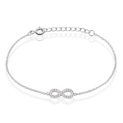 Histoire D'Or Bracelet Lou Argent Blanc Oxyde De Zirconium