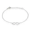 Histoire D'Or Bracelet Ailes Argent Blanc Oxyde De Zirconium