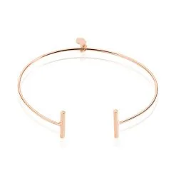 Histoire D'Or Bracelet Jonc Barrettie Argent Rose
