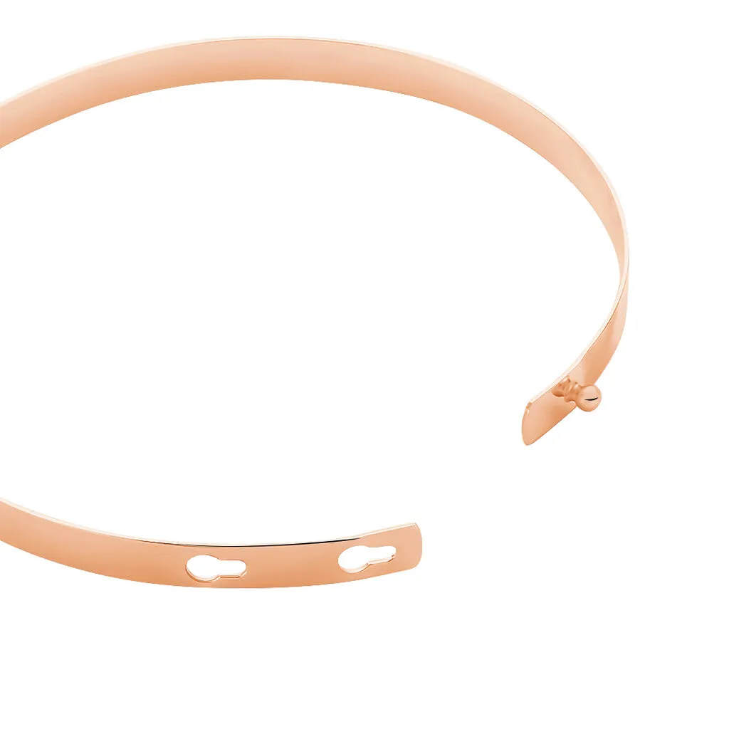 Histoire D'Or Bracelet Jonc Ludivine Argent Rose – Image 2