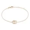 Histoire D'Or Bracelet Ottavia Argent Rose Oxyde De Zirconium