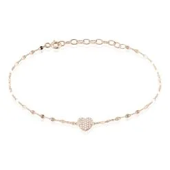 Histoire D'Or Bracelet Argent Rose Varinia Oxydes De Zirconium