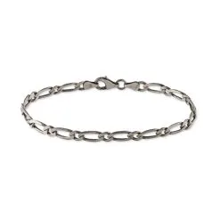 Histoire D'Or Bracelet Anilo Noircie Argent Blanc
