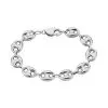 Histoire D'Or Bracelet Carrus Maille Grain De Cafe Argent Blanc