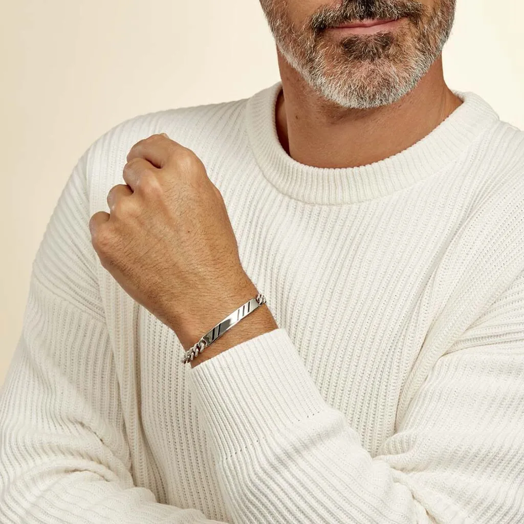 Histoire D'Or Bracelet Identite Argent Giani – Image 3