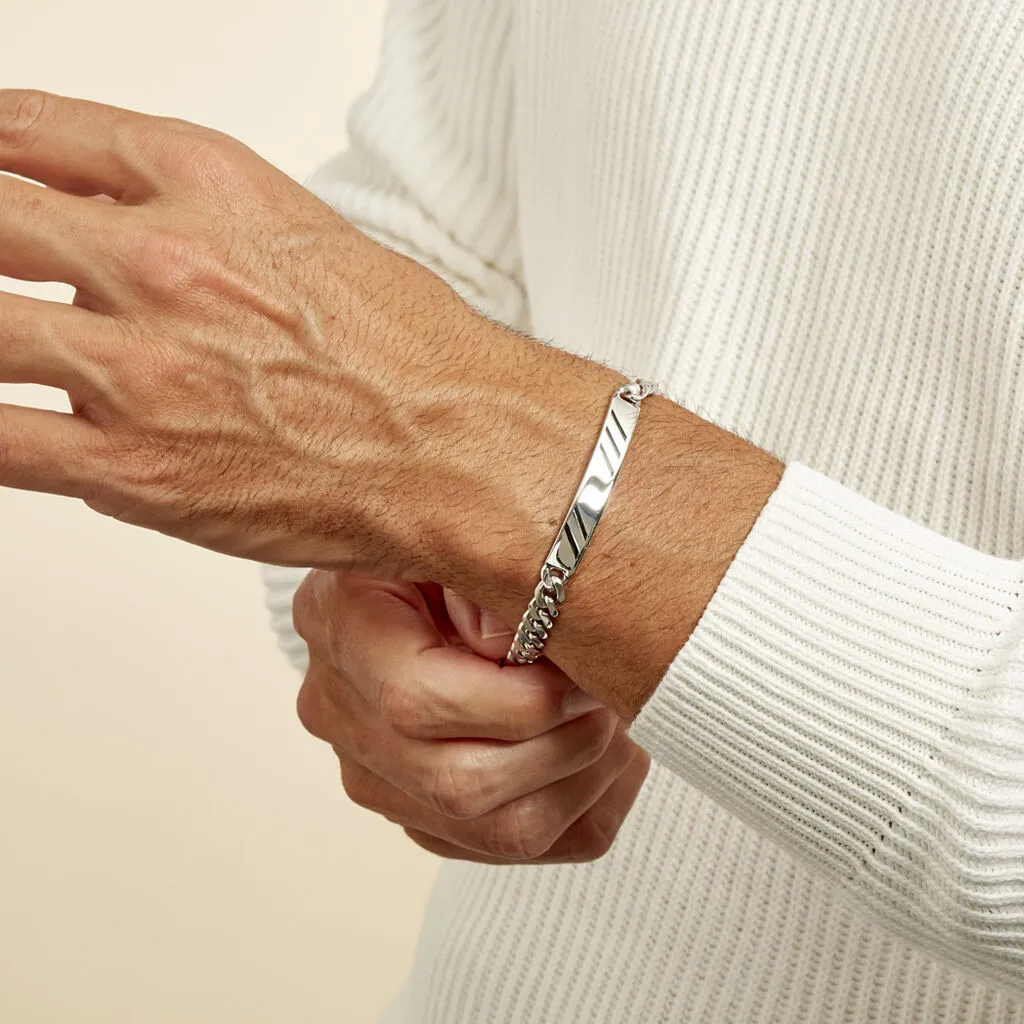 Histoire D'Or Bracelet Identite Argent Giani – Image 4