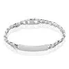 Histoire D'Or Bracelet Identité Casper Argent Blanc
