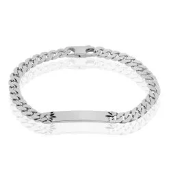 Histoire D'Or Bracelet Identité Casper Argent Blanc