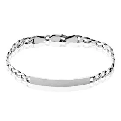 Histoire D'Or Bracelet Identité Casper Argent Gris
