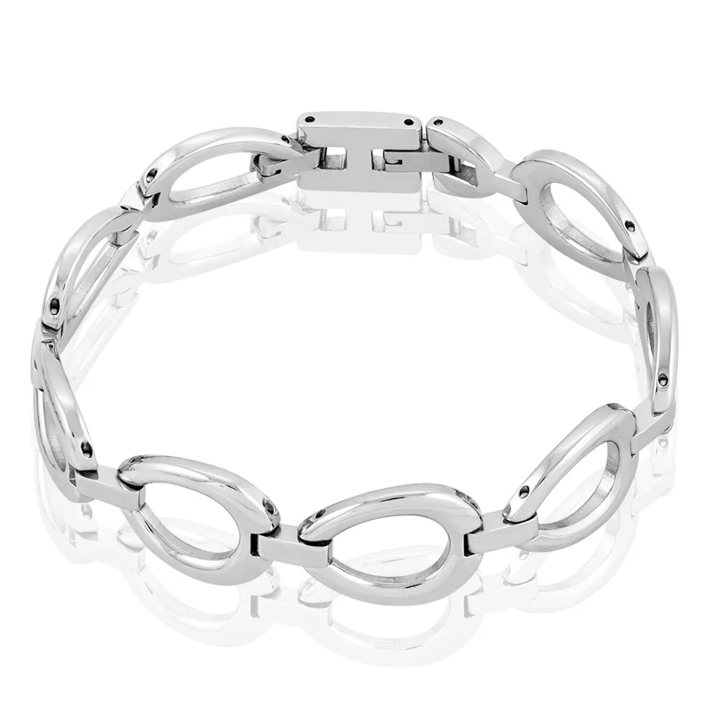 Histoire D'Or Bracelet Charlotte Acier Blanc