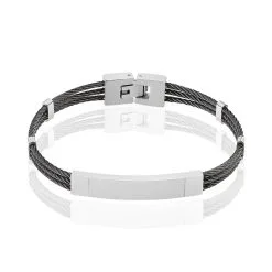 Histoire D'Or Bracelet Raphael Acier Blanc