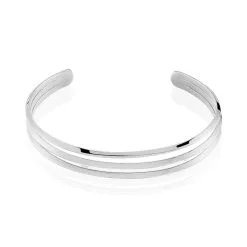 Histoire D'Or Bracelet Jonc Aglae Acier Blanc