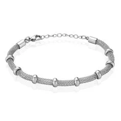 Histoire D'Or Bracelet Xara Acier Blanc