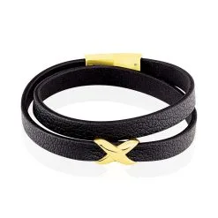 Histoire D'Or Bracelet Laetus Acier Jaune