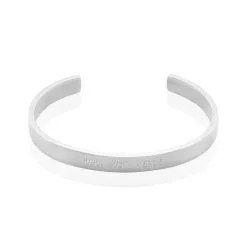 Histoire D'Or Bracelet Jonc Abellio Acier Blanc