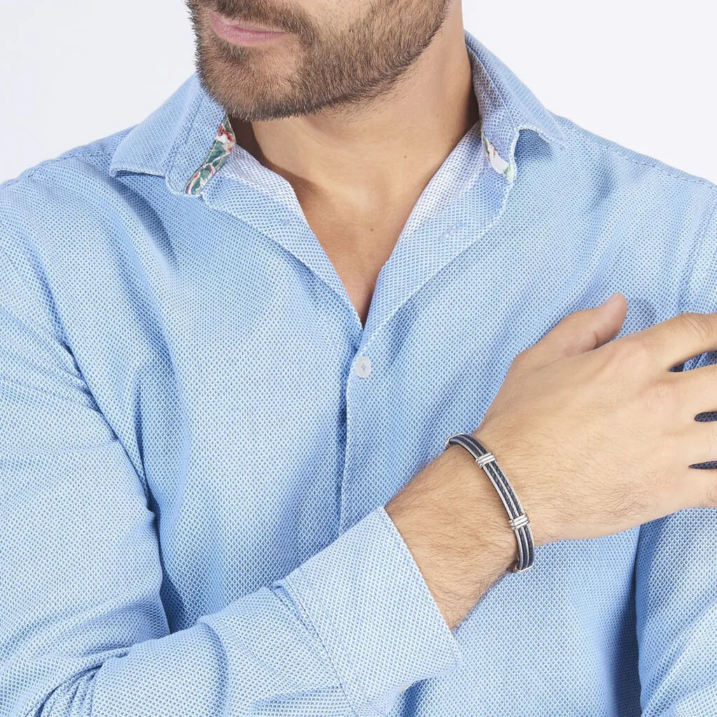 Histoire D'Or Bracelet Francois Acier Blanc – Image 3