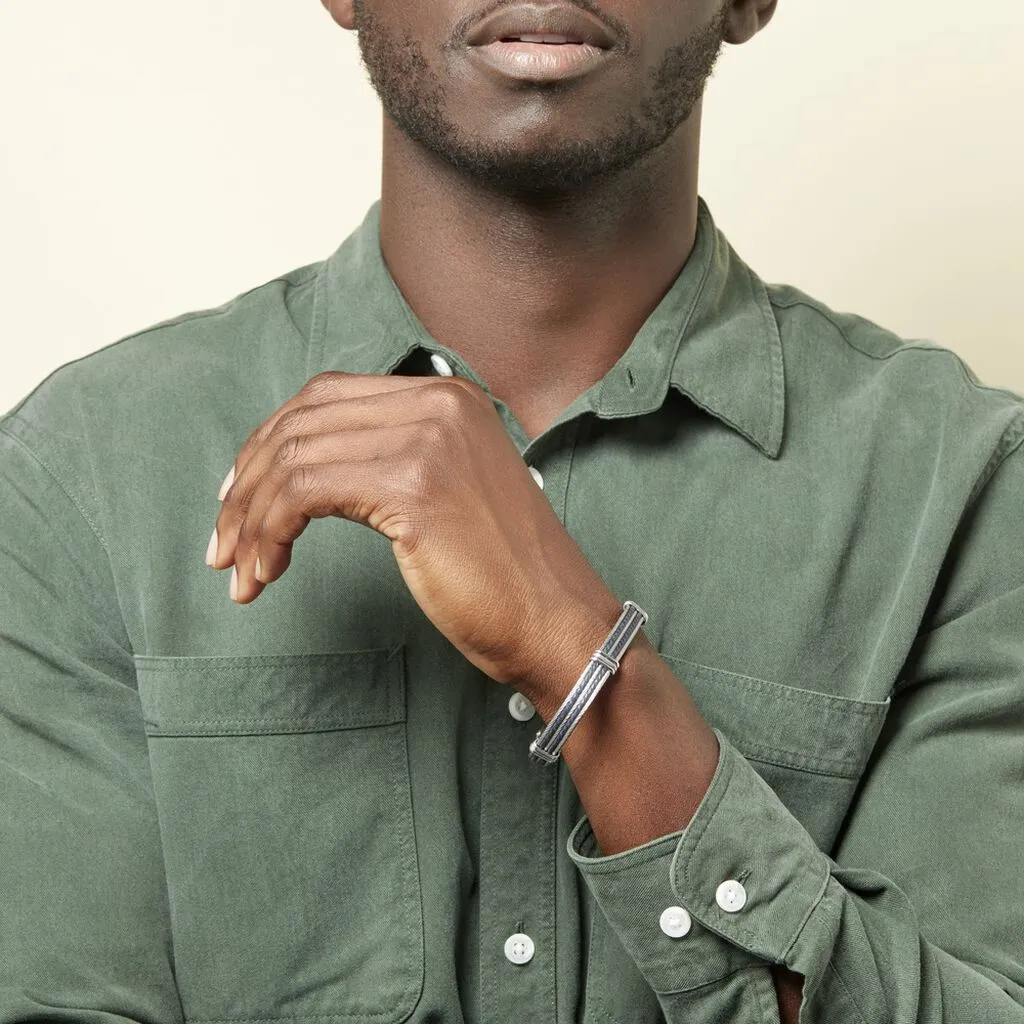 Histoire D'Or Bracelet Francois Acier Blanc – Image 5