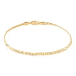 Histoire D'Or Bracelet Messaline Plaqué Or Jaune