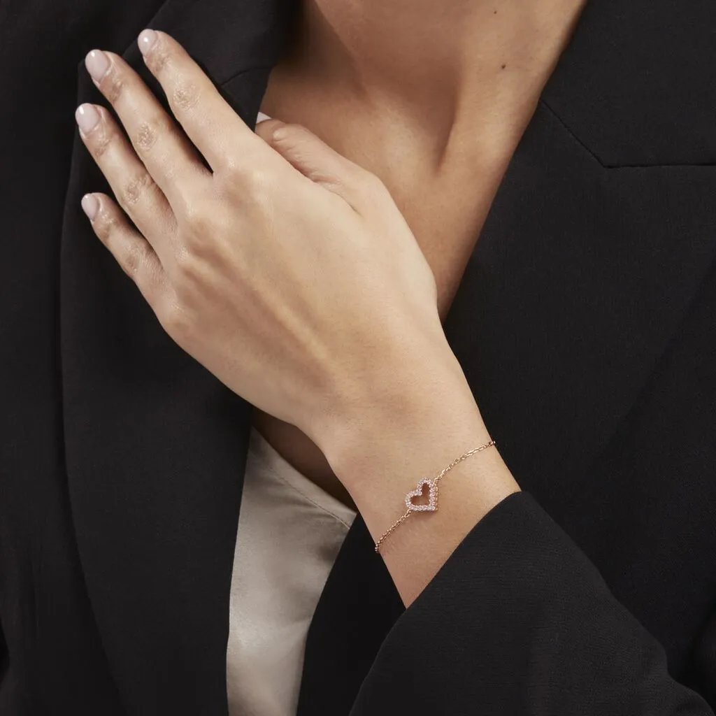 Histoire D'Or Bracelet Plaqué Or Jaune Fae Oxydes De Zirconium – Image 3