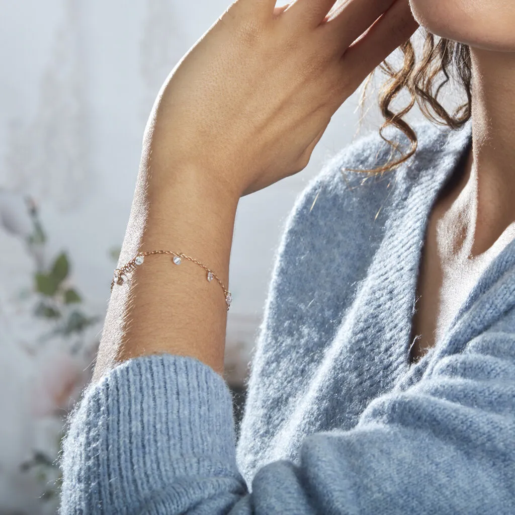 Histoire D'Or Bracelet Myosothis Plaqué Or Oxydes De Zirconium – Image 3