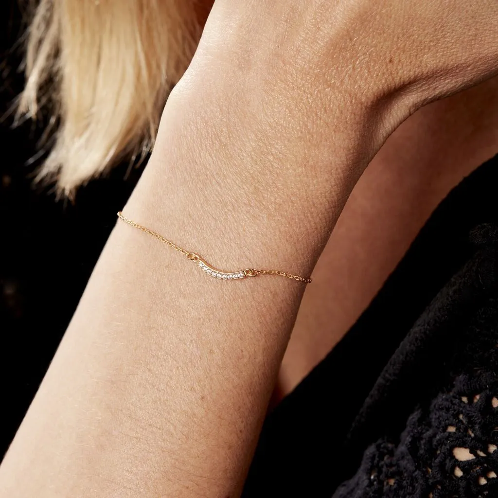 Histoire D'Or Bracelet Plaqué Or Kumb Oxydes De Zirconium – Image 4