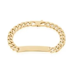 Histoire D'Or Bracelet Identité Clement Plaqué Or Jaune