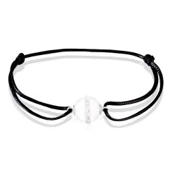 Histoire D'Or Bracelet Nina Cera Argent Blanc Céramique Et Strass