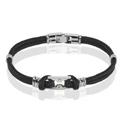 Jourdan Bracelet Orancie Acier Blanc